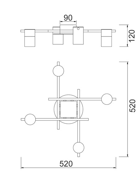 TACHE1 - Interior Spot Ceiling Lights (with TACHE1