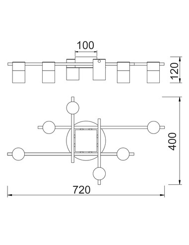 TACHE1 - Interior Spot Ceiling Lights (with TACHE1