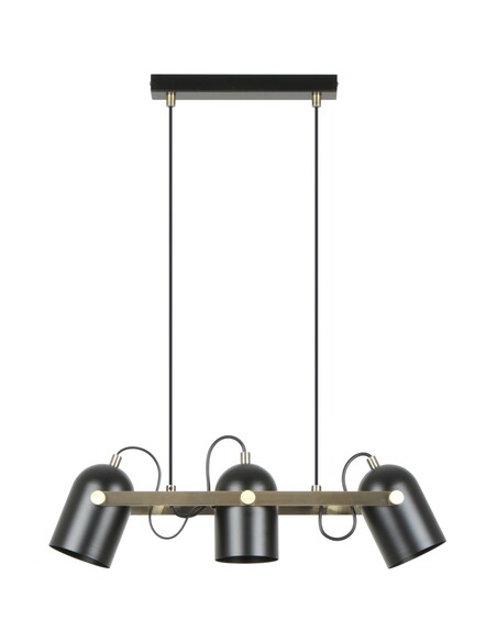 TAZZA1 - Interior Ellipse Shade with Antique Brass Hardware Pendant Light
