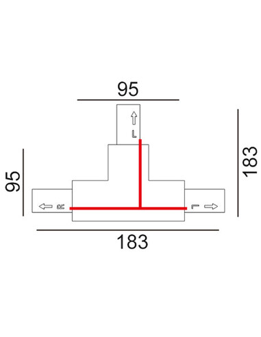 TRK1BL1M - 3 Wire 1 Circuit Universal Tracks, TRK1BL1M