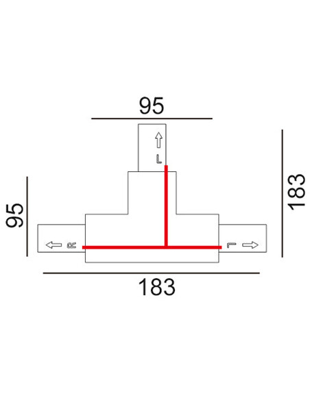 TRK1BL1M - 3 Wire 1 Circuit Universal Tracks, TRK1BL1M