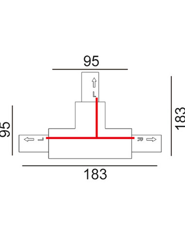 TRK1BL1M - 3 Wire 1 Circuit Universal Tracks, TRK1BL1M