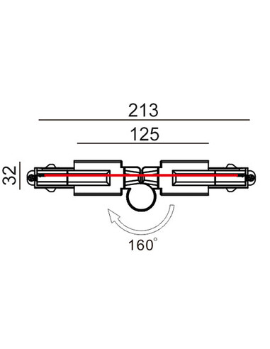 TRK1BL1M - 3 Wire 1 Circuit Universal Tracks, TRK1BL1M
