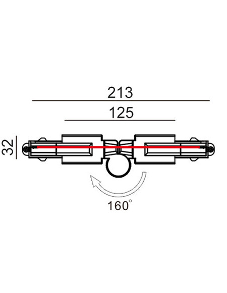 TRK1BL1M - 3 Wire 1 Circuit Universal Tracks, TRK1BL1M