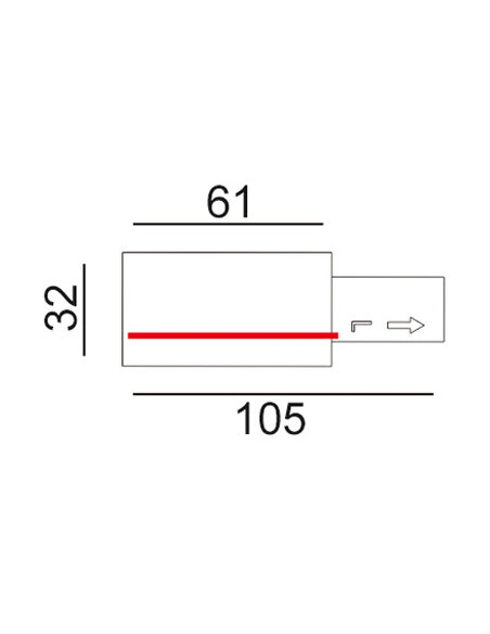 TRK1BL1M - 3 Wire 1 Circuit Universal Tracks, TRK1BL1M