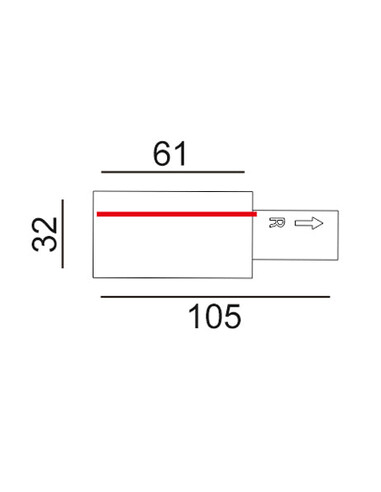 TRK1BL1M - 3 Wire 1 Circuit Universal Tracks, TRK1BL1M