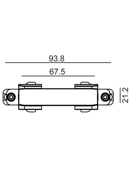 TRK3BLCON2 - 4 Wire 3 Circuit Universal Tracks, TRK3BLCON2