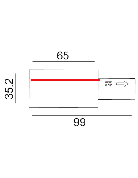 TRK3BLCON4L1 - 4 Wire 3 Circuit Universal Tracks, TRK3BLCON4L1