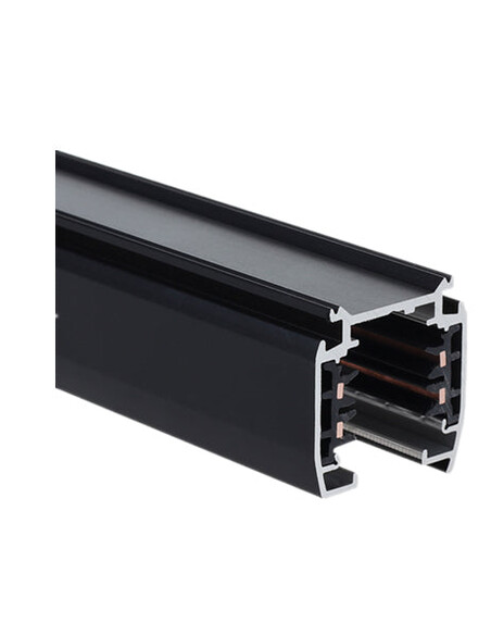 TRK3WHCON6 - 4 Wire 3 Circuit Universal Tracks, Connectors, End Cap & Live End - White / Connector Elbow