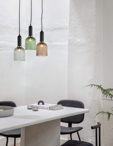 VINTAJ11 - Retro Interior Ellipse Shape Ribbed VINTAJ11