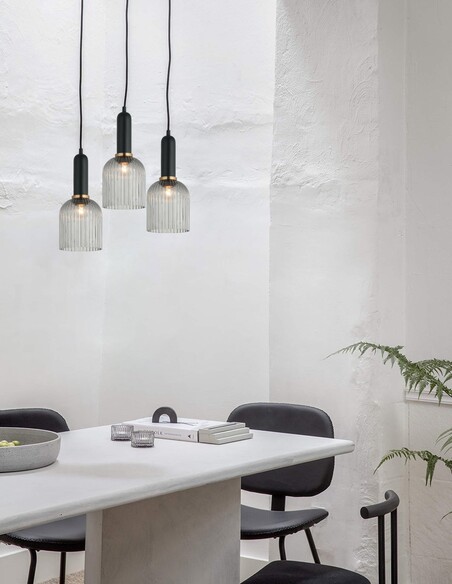 VINTAJ11 - Retro Interior Ellipse Shape Ribbed VINTAJ11