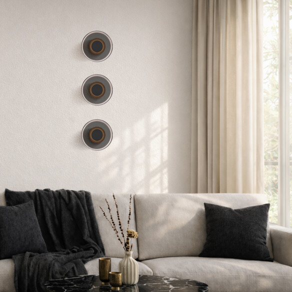 AMITY WB25-BKSM - AMITY WALL LIGHT - SmokeAMITY WB25-BKSM
