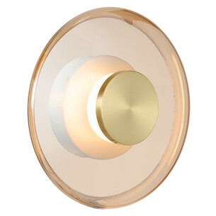 AMITY WB25-BRSAM - AMITY WALL LIGHT - AmberAMITY WB25-BRSAM