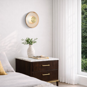 AMITY WB25-BRSAM - AMITY WALL LIGHT - AmberAMITY WB25-BRSAM 2