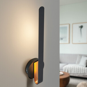 ATALA WB60-BKGD - ATALA 60 WALL LIGHT - BLACKATALA WB60-BKGD 2