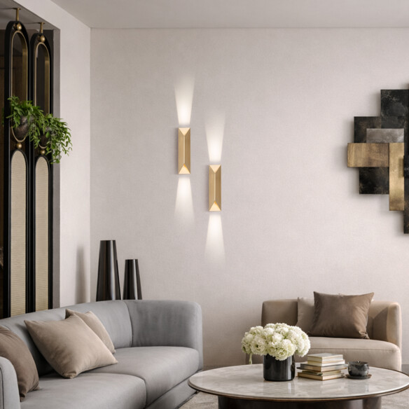CHASKA WB-GD - CHASKA WALL LIGHT - GOLDCHASKA WB-GD