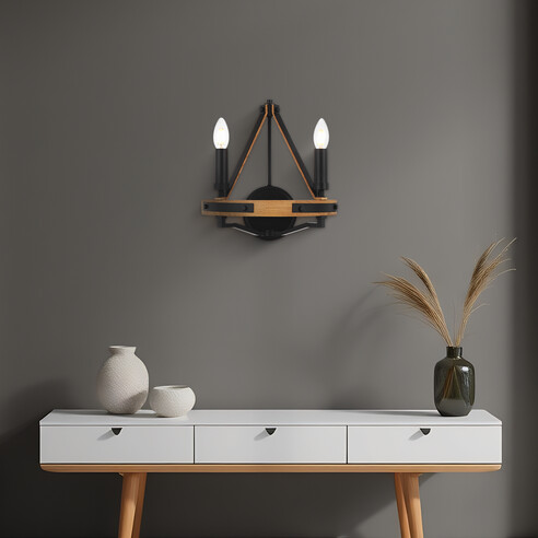 DARIEN WB2-ASH - DARIEN 2 LIGHT WALL LIGHTDARIEN WB2-ASH
