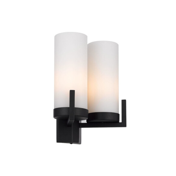 EAMON WB2-BKOM - EAMON 2 LIGHTS WALL LIGHT - BLACK