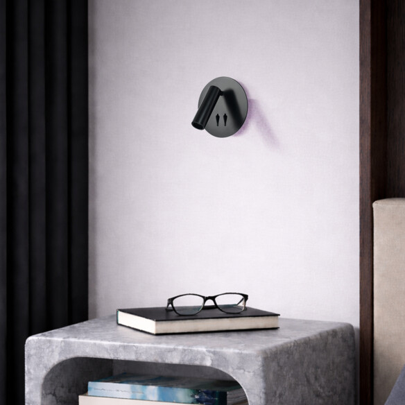 ESRA WB-BK - ESRA WALL LIGHT - BLACKESRA WB-BK