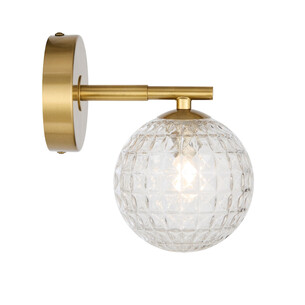 FELTON WB1-AGCLP - FELTON 1 LIGHT WALL LIGHT ANTIQUE GOLD - FELTON WB1-AGCLP