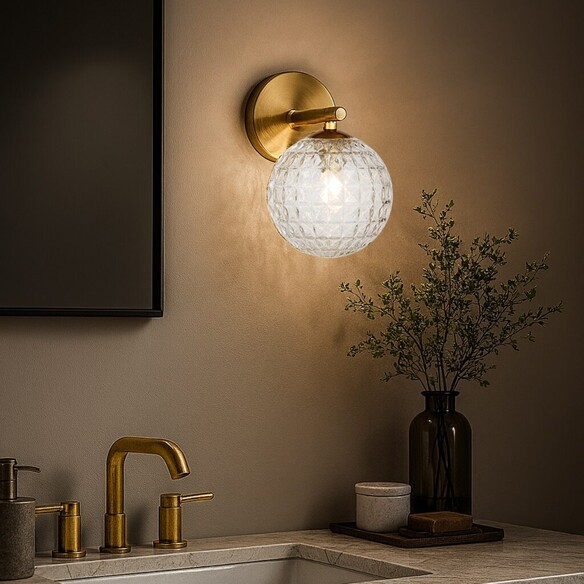 FELTON WB1-AGCLP - FELTON 1 LIGHT WALL LIGHT FELTON WB1-AGCLP