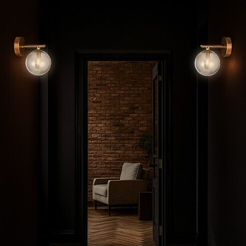 FELTON WB1-AGSM - FELTON 1 LIGHT WALL LIGHT FELTON WB1-AGSM