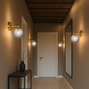 FELTON WB1-AGSMT - FELTON 1 LIGHT WALL LIGHT ANTIQUE GOLD - FELTON WB1-AGSMT 2
