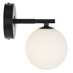 FELTON WB1-BKOM - FELTON 1 LIGHT WALL LIGHT BLACK - Opal FELTON WB1-BKOM