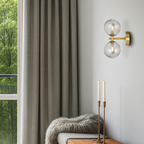 FELTON WB2-AGSM - FELTON 2 LIGHT WALL LIGHT FELTON WB2-AGSM