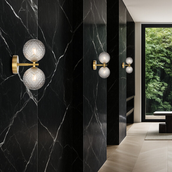 FELTON WB2-AGSMT - FELTON 2 LIGHT WALL LIGHT FELTON WB2-AGSMT