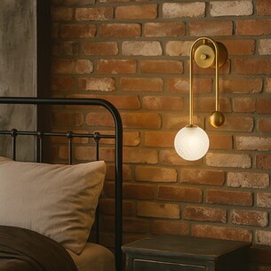 FELTON WBA-AGFRT - FELTON ARM WALL LIGHT ANTIQUE GOLD - FELTON WBA-AGFRT 2