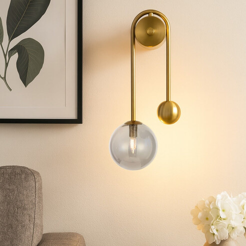 FELTON WBA-AGSM - FELTON ARM WALL LIGHT ANTIQUE FELTON WBA-AGSM