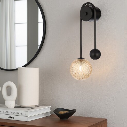 FELTON WBA-BKAMT - FELTON ARM WALL LIGHT BLACK - FELTON WBA-BKAMT