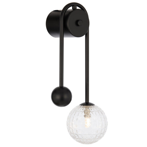 FELTON WBA-BKCLP - FELTON ARM WALL LIGHT BLACK - FELTON WBA-BKCLP