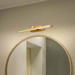 FOLEY WB40-AG3C - FOLEY 40 VANITY WALL LIGHT - ANTIQUE GOLDFOLEY WB40-AG3C 2