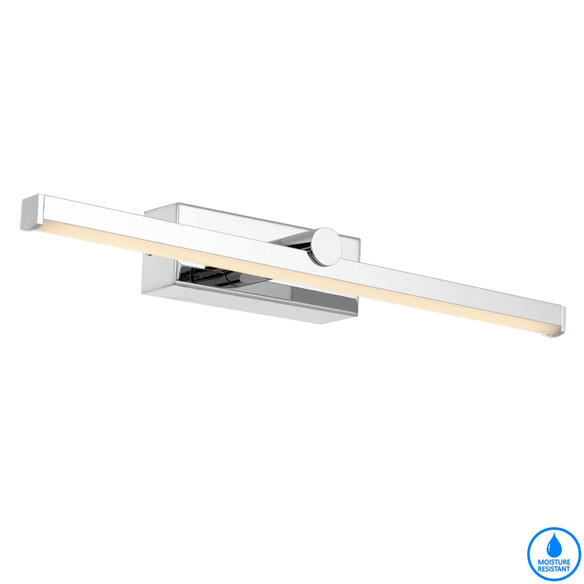 FOLEY WB40-CH3C - FOLEY 40 VANITY WALL LIGHT - CHROME