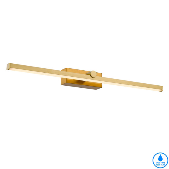 FOLEY WB60-AG3C - FOLEY 60 VANITY WALL LIGHT - ANTIQUE GOLD