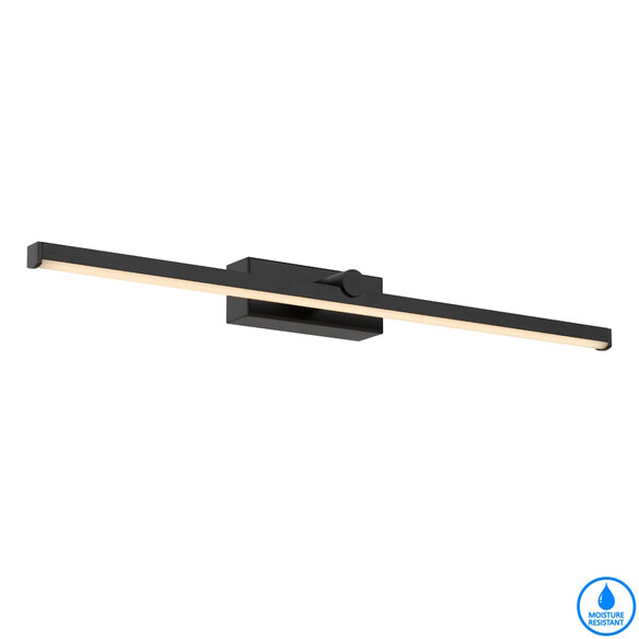 FOLEY WB60-BK3C - FOLEY 60 VANITY WALL LIGHT - BLACK