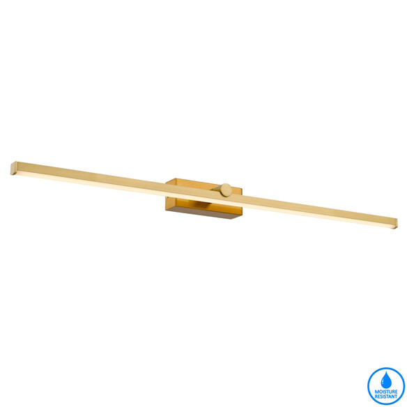 FOLEY WB80-AG3C - FOLEY 80 VANITY WALL LIGHT - ANTIQUE GOLD
