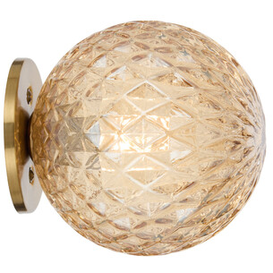 GASTON WB-AGAMT - GASTON WALL LIGHT ANTIQUE GOLD - Amber GASTON WB-AGAMT