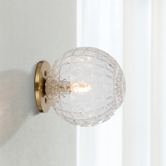 GASTON WB-AGCLP - GASTON WALL LIGHT ANTIQUE GOLD GASTON WB-AGCLP
