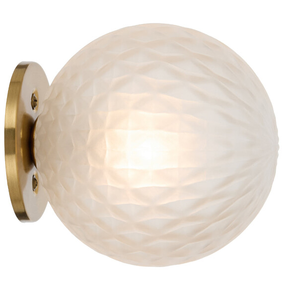 GASTON WB-AGFRT - GASTON WALL LIGHT ANTIQUE GOLD - Frost Tear