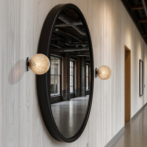 GASTON WB-BKAMT - GASTON WALL LIGHT BLACK - Amber GASTON WB-BKAMT