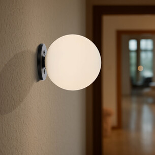 GASTON WB-BKOM - GASTON WALL LIGHT BLACK - Opal MattGASTON WB-BKOM 2