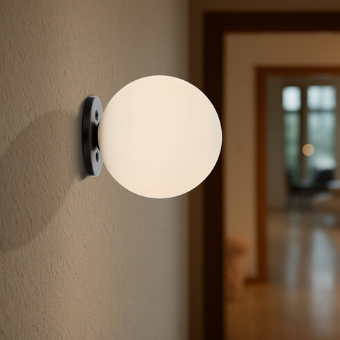 GASTON WB-BKOM - GASTON WALL LIGHT BLACK - Opal GASTON WB-BKOM