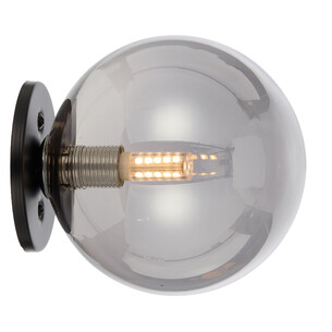 GASTON WB-BKSM - GASTON WALL LIGHT BLACK - SmokeGASTON WB-BKSM
