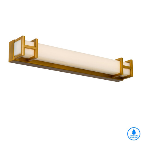 GILSON WB40-AG3C - GILSON 40 VANITY WALL LIGHT - ANTIQUE GOLD