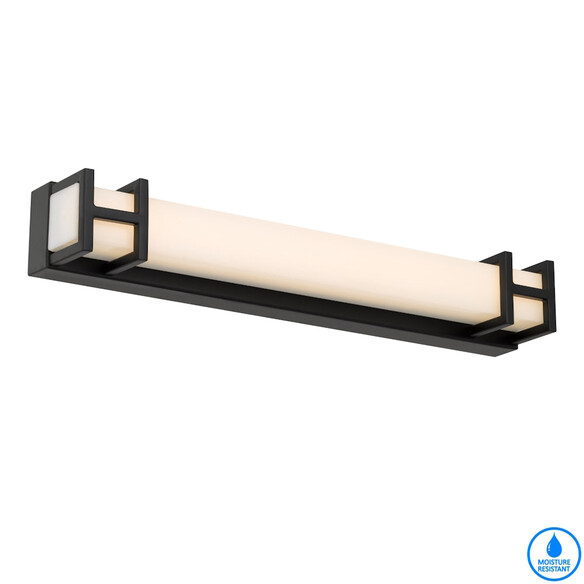 GILSON WB40-BK3C - GILSON 40 VANITY WALL LIGHT - BLACK