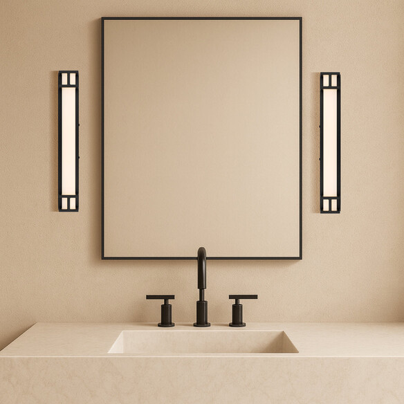 GILSON WB40-BK3C - GILSON 40 VANITY WALL LIGHT - GILSON WB40-BK3C