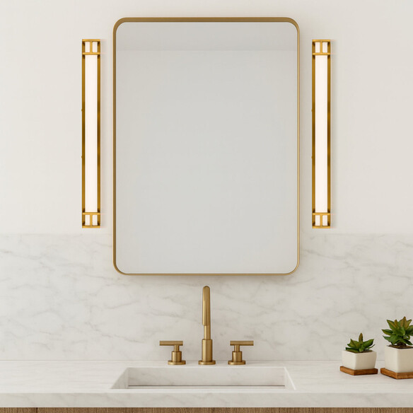GILSON WB60-AG3C - GILSON 60 VANITY WALL LIGHT - GILSON WB60-AG3C